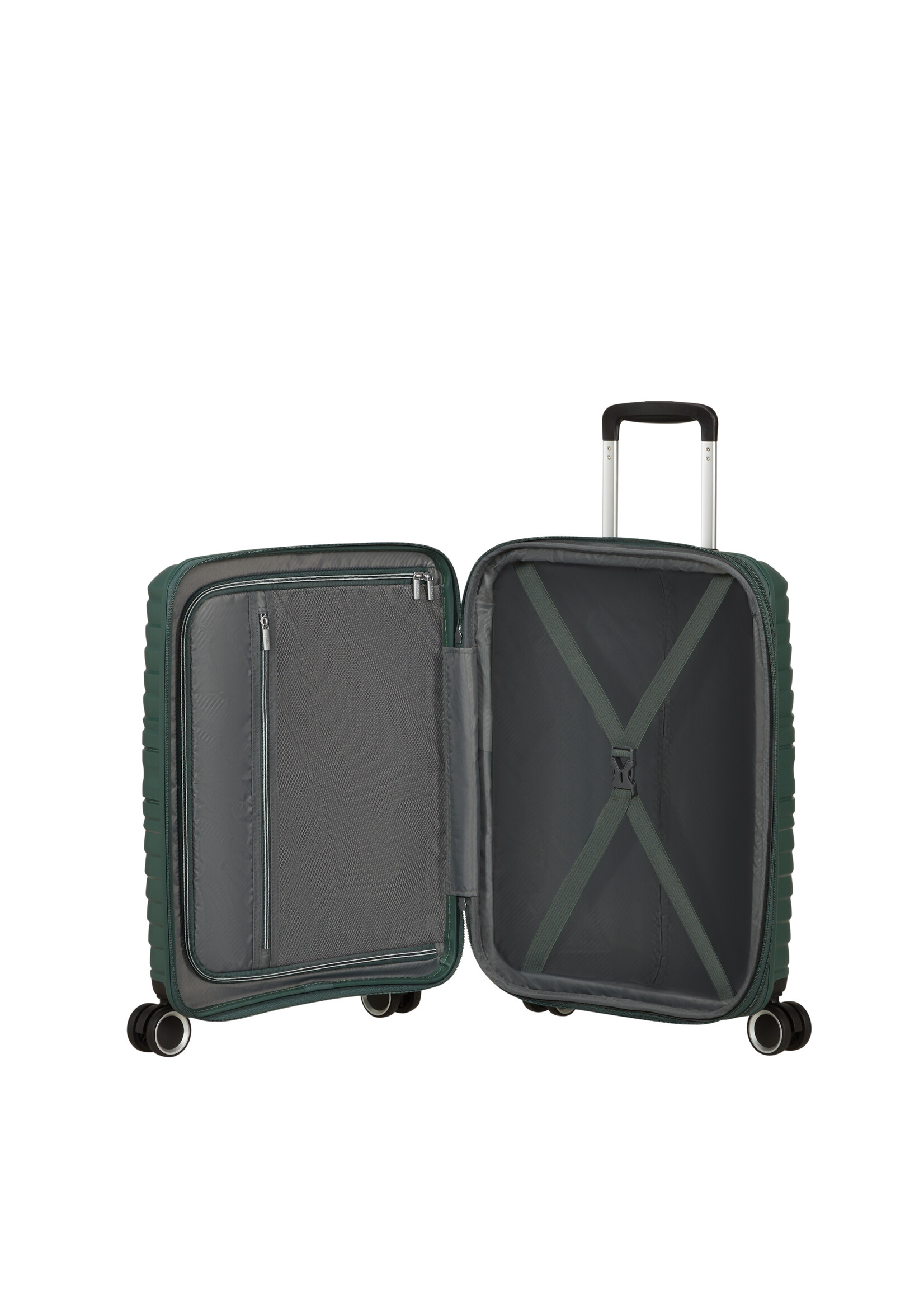 AMERICAN TOURISTER FLYTWIST SPINNER 55 EXP AFTERDARK PINE