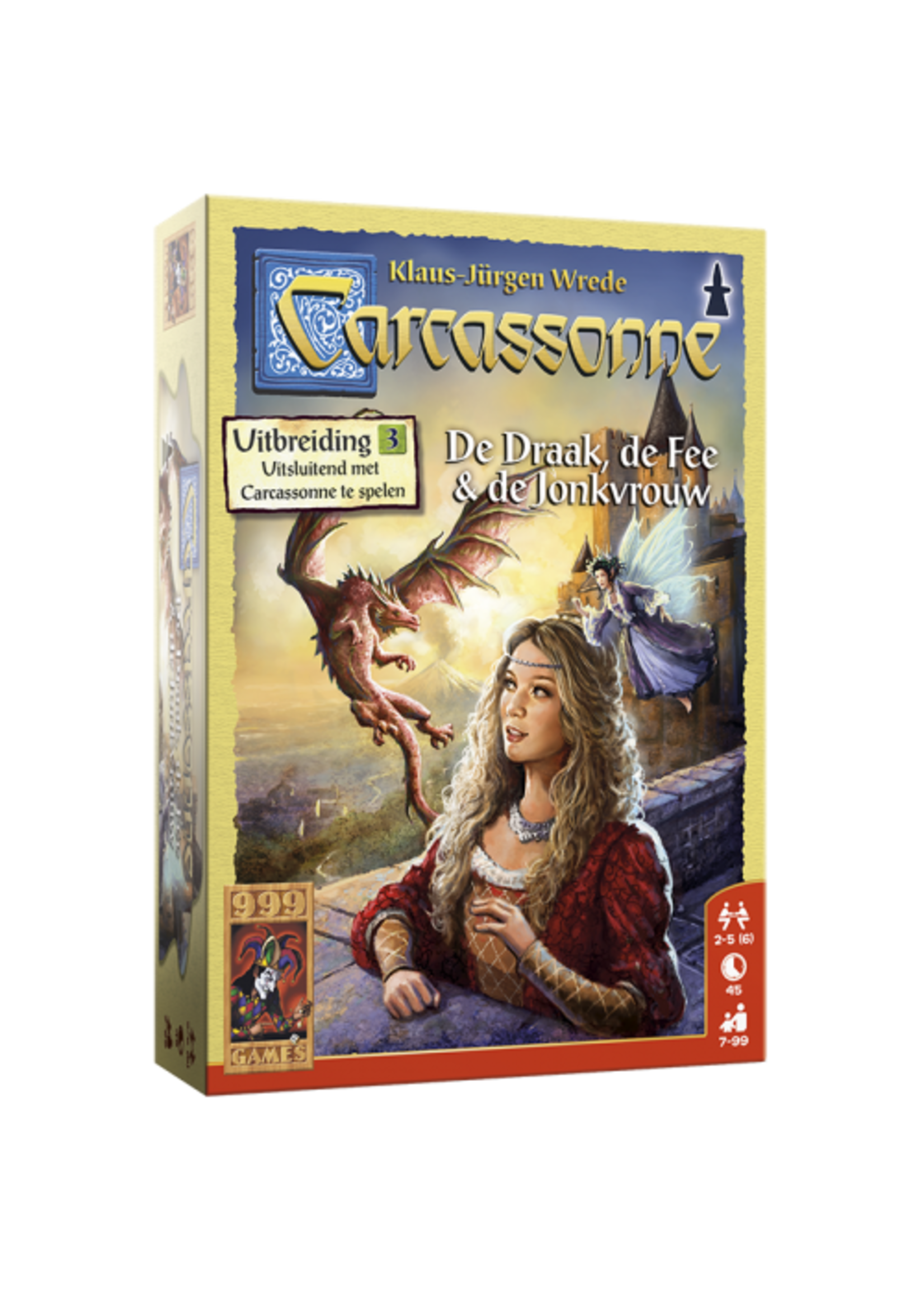 999 Games Carcassonne: De Draak, de Fee en de Jonkvrouw