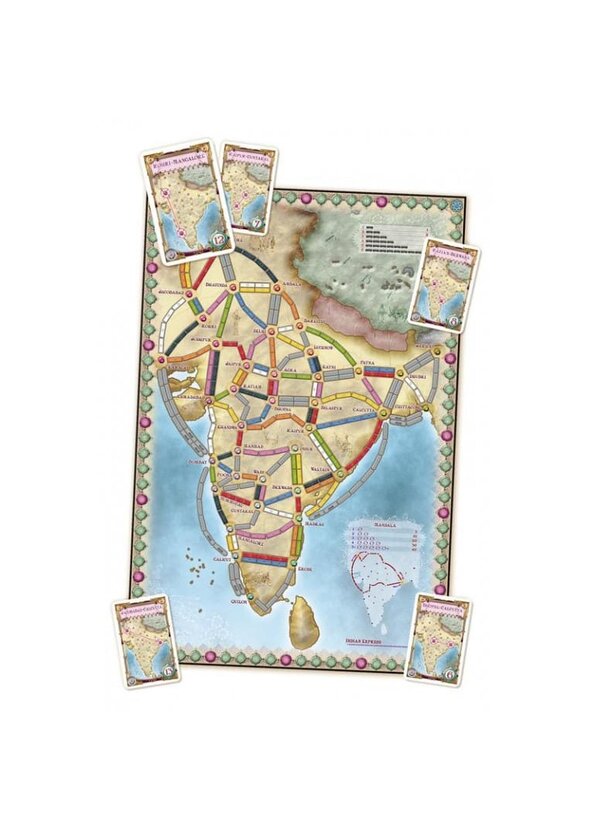 Ticket to Ride India/Zwitserland