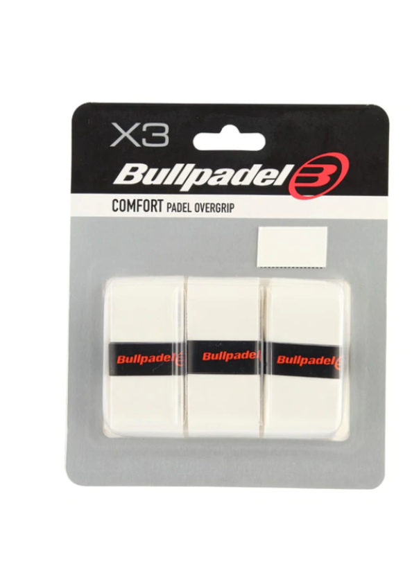 Bullpadel overgrip (wit) 3pcs