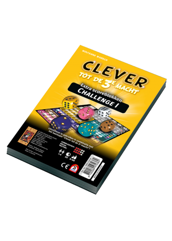 Scoreblok Clever tot de 3e macht Challenge twee stuks