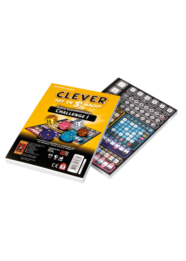 Scoreblok Clever tot de 3e macht Challenge twee stuks