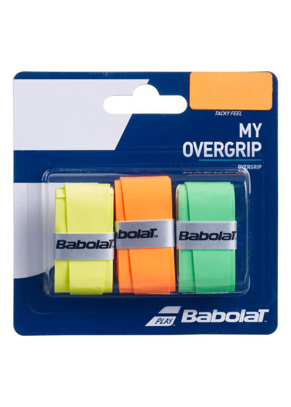 Babolat My Overgrip X3 (Geel-oranje- groen)