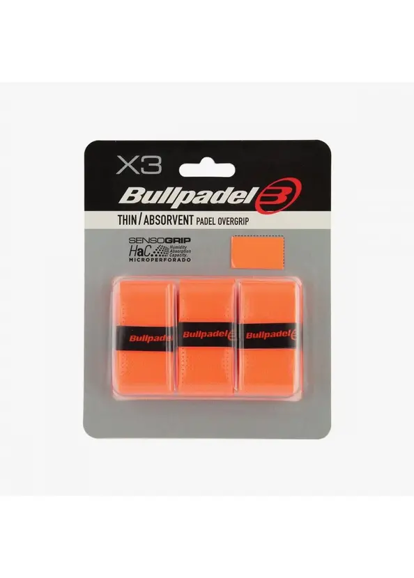 Bullpadel overgrip (Oranje fluor) 3pcs