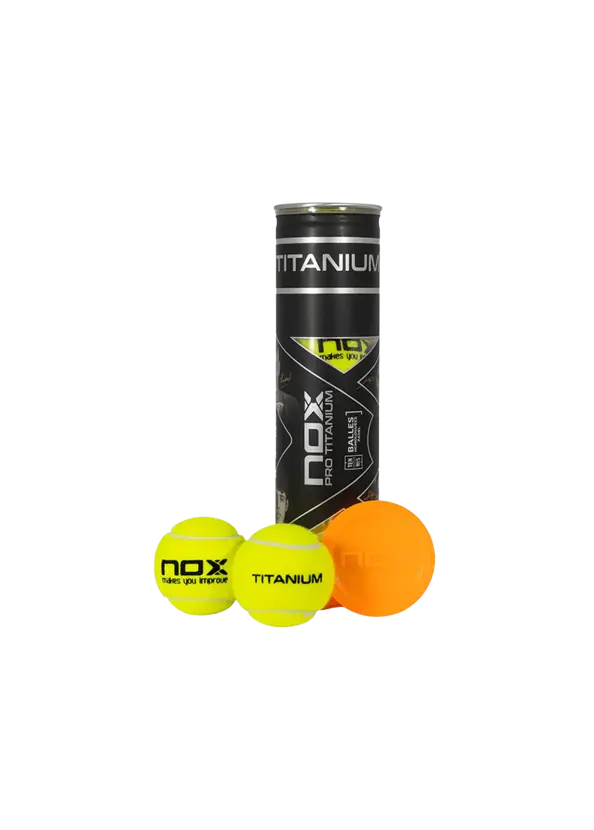 Nox Pro Titanium padelballen x3