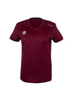 The Indian Maharadja Jaipur Women Performance Tee Bordeaux