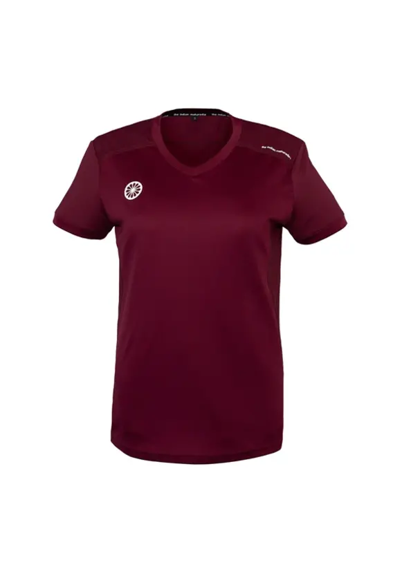 The Indian Maharadja Jaipur Women Performance Tee Bordeaux