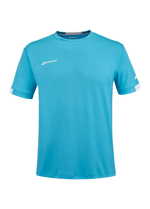 Babolat Babolat Play crew neck tee men Cyan Blue