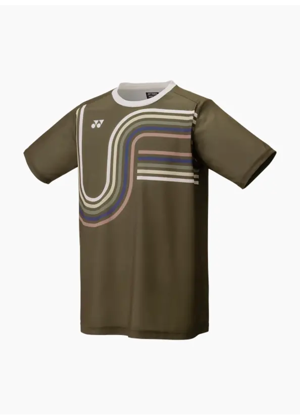 Yonex Yonex Men's Crew Neck Shirt 16747EX Oil Brown