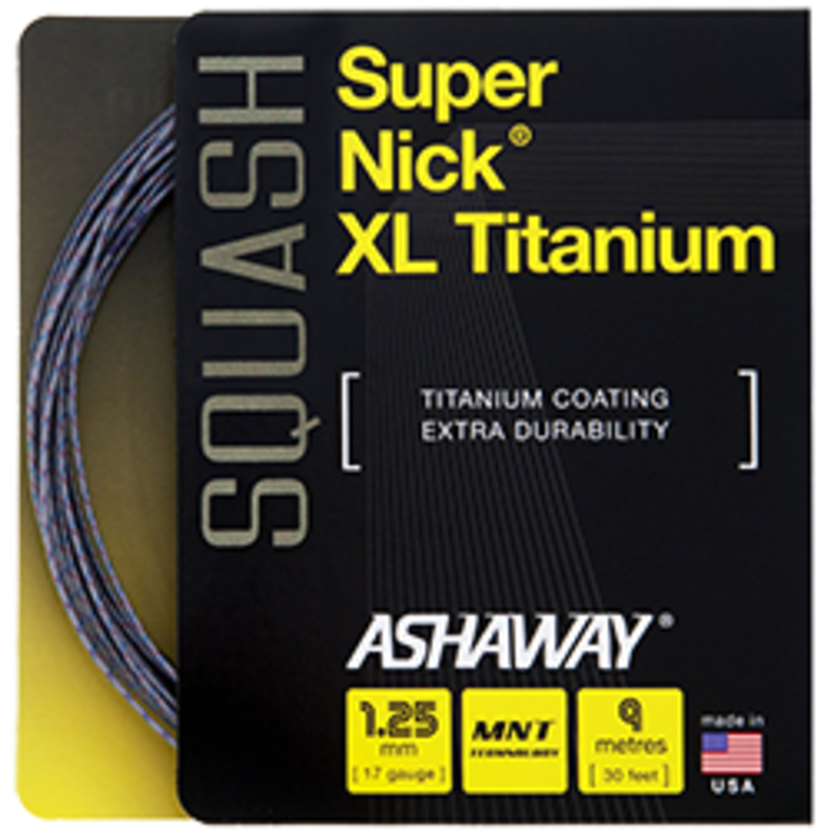 Ashaway SuperNick XL Titanium Squash 1,25mm