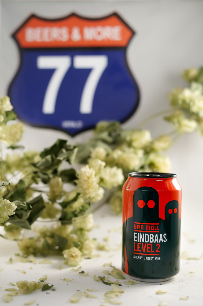 Van Moll Van Moll Eindbaas Level 2 Cherry Barley Wine Blik 33 cl  10,50%
