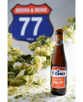 Van Honsebrouck Van Honsebrouck St. Louis Peche Fruit Beer fles 25 cl  2,60%