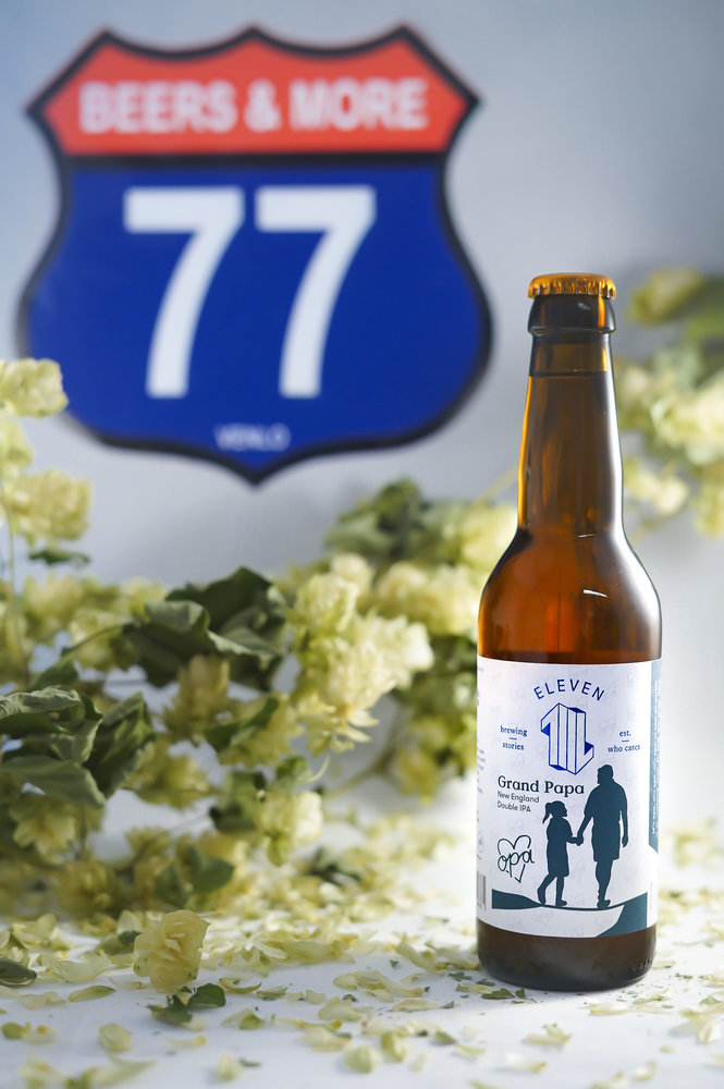 Brouwerij Eleven Brouwerij Eleven Grand Papa NEIPA Fles 33 cl  7,50% Brouwerij Eleven Brouwerij Eleven Grand Papa NEIPA Fles 33 cl  7,50%