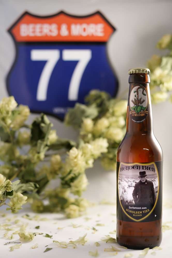 Herder Bier Herder Bier Scholsen Ties Blond Fles 33 cl  6,00%