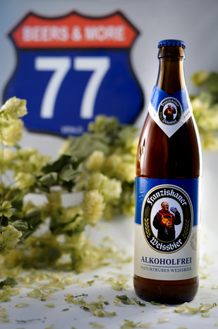 Franziskaner Franziskaner Hefe Weisse Alcoholfrei Weizen Fles 50 cl 0,50% Franziskaner Franziskaner Hefe Weisse Alcoholfrei Weizen Fles 50 cl 0,50%