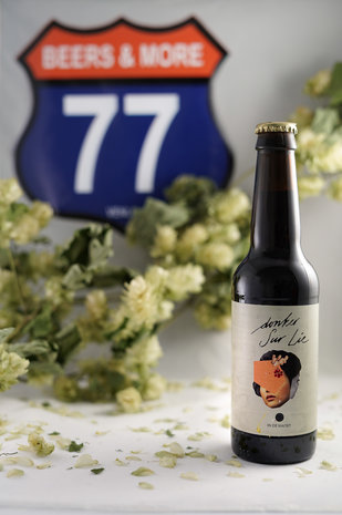 Brouwerij In De Nacht Brouwerij In De Nacht Donker Sur Lie Quadrupel Fles 33 cl  9,20%