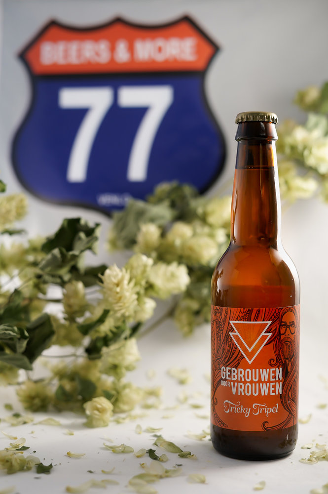 Gebrouwen door Vrouwen Gebrouwen door Vrouwen Tricky Tripel Tripel Fles 33 cl 7,80%