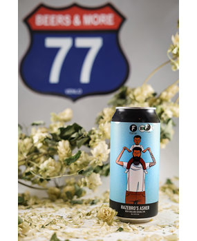 Frontaal Frontaal Hazebro's asher NEIPA Blik 44 cl  8,50% Frontaal Frontaal Hazebro's asher NEIPA Blik 44 cl  8,50%