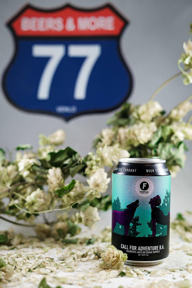 Frontaal Frontaal Call for Adventure Cognac BA Quadrupel Blik 33 cl  10,00%