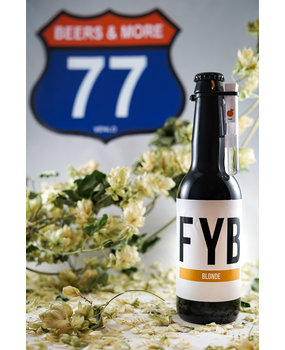 FYB Bier FYB Bier Peach Blond Fles 33 cl  7,50% FYB Bier FYB Bier Peach Blond Fles 33 cl  7,50%