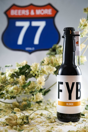 FYB Bier FYB Bier Peach Blond Fles 33 cl  7,50% FYB Bier FYB Bier Peach Blond Fles 33 cl  7,50%