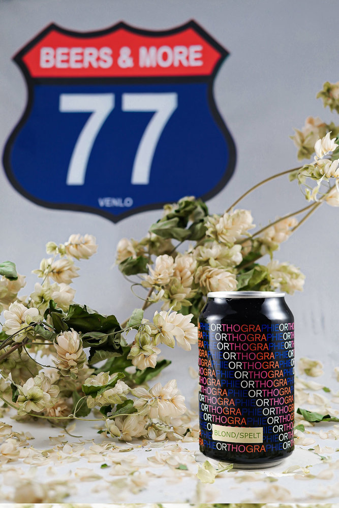 Brouwerij In De Nacht Brouwerij In De Nacht Ortographie Blond Blik 33 cl  6,50% Brouwerij In De Nacht Brouwerij In De Nacht Ortographie Blond Blik 33 cl  6,50%