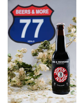 Jopen Jopen Sin & Remorse Stout Fles 33 cl  11,00% Jopen Jopen Sin & Remorse Stout Fles 33 cl  11,00%