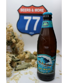 Kona Brewing Company Kona Brewing Company Big Wave Golden Ale Fles 35,5cl 4,40% Kona Brewing Company Kona Brewing Company Big Wave Golden Ale Fles 35,5cl 4,40%