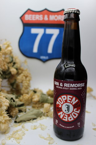 Jopen Jopen Sin & Remorse BA Bowmore Stout Fles 33 cl  11,00%