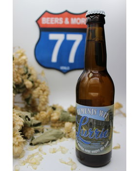 Stadsbroewerie Remunj Lurrie Remunjs Wit Witbier fles 33 cl  5,00% Stadsbroewerie Remunj Lurrie Remunjs Wit Witbier fles 33 cl  5,00%