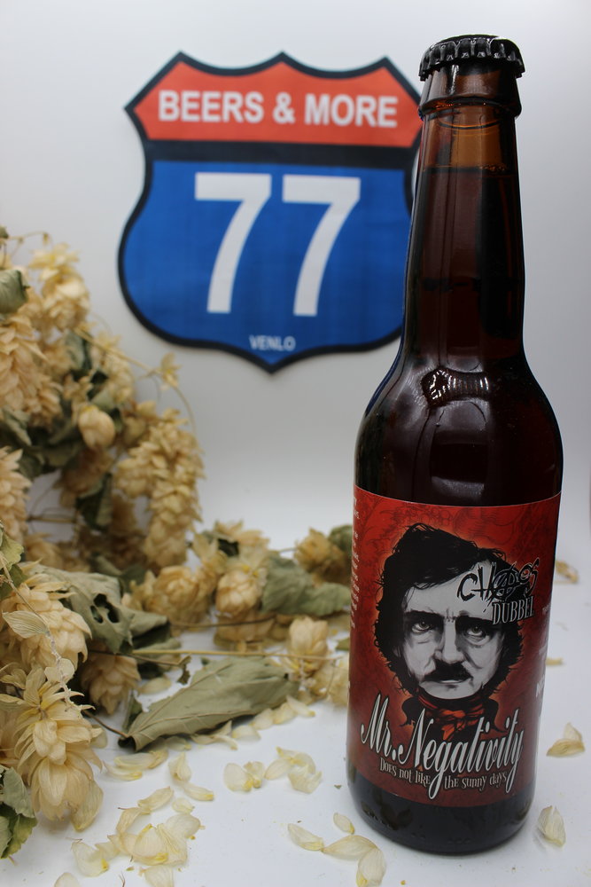 Chaos Bieren Chaos Bieren Mr. Negativity Dubbel Fles 33 cl  8,00%