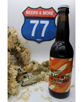 Van Moll Van Moll Black is the new Orange Stout fles 33 cl  11,00% Van Moll Van Moll Black is the new Orange Stout fles 33 cl  11,00%