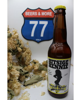 Brouwerij Barelds & Sabels Brouwerij Barelds & Sabel Hitsige Hennie Blond Fles 33 cl  8,50% Brouwerij Barelds & Sabels Brouwerij Barelds & Sabel Hitsige Hennie Blond Fles 33 cl  8,50%