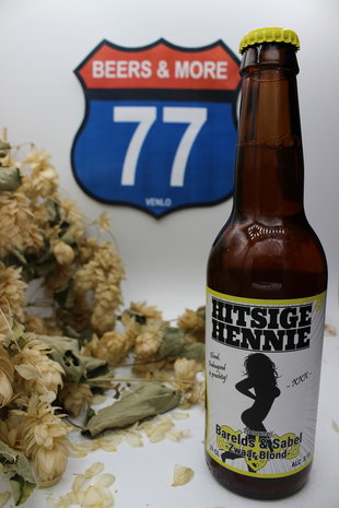 Brouwerij Barelds & Sabels Brouwerij Barelds & Sabel Hitsige Hennie Blond Fles 33 cl  8,50%