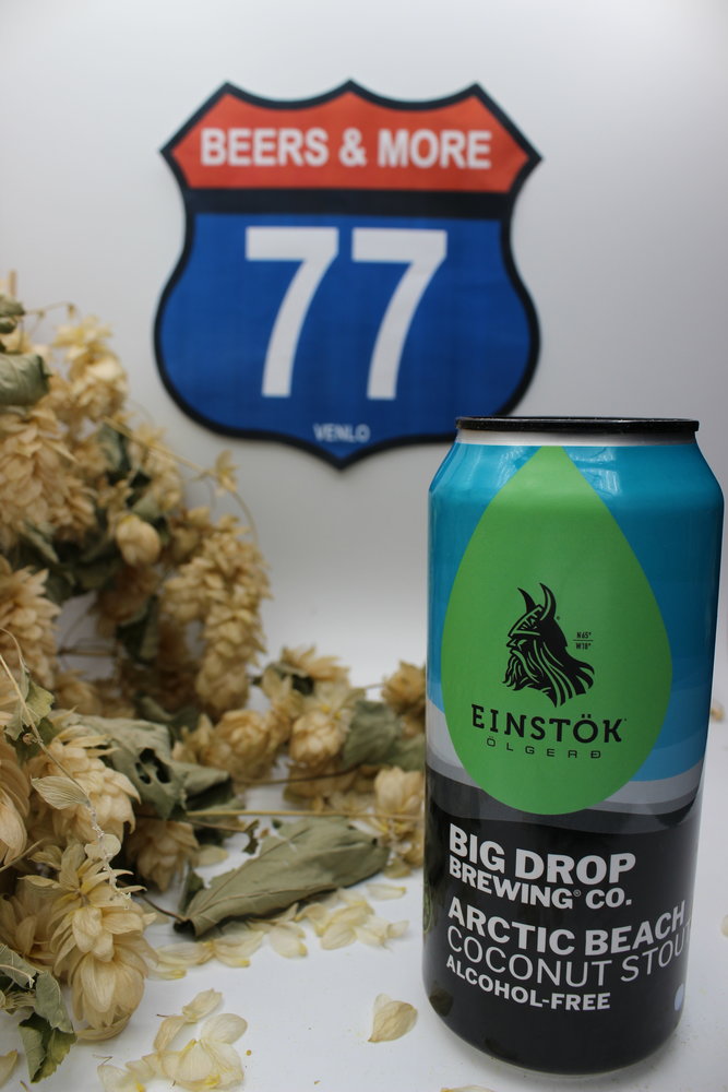 Big Drop Big Drop Artic Beach Coconut Stout Blik 44 cl 0,50% Big Drop Big Drop Artic Beach Coconut Stout Blik 44 cl 0,50%