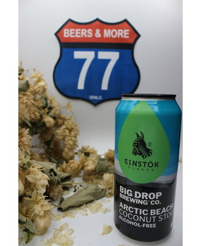 Big Drop Big Drop Artic Beach Coconut Stout Blik 44 cl 0,50% Big Drop Big Drop Artic Beach Coconut Stout Blik 44 cl 0,50%