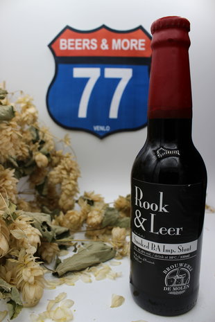 De Molen De Molen Rook & Leer BA Stout Fles 33 cl  11,50%
