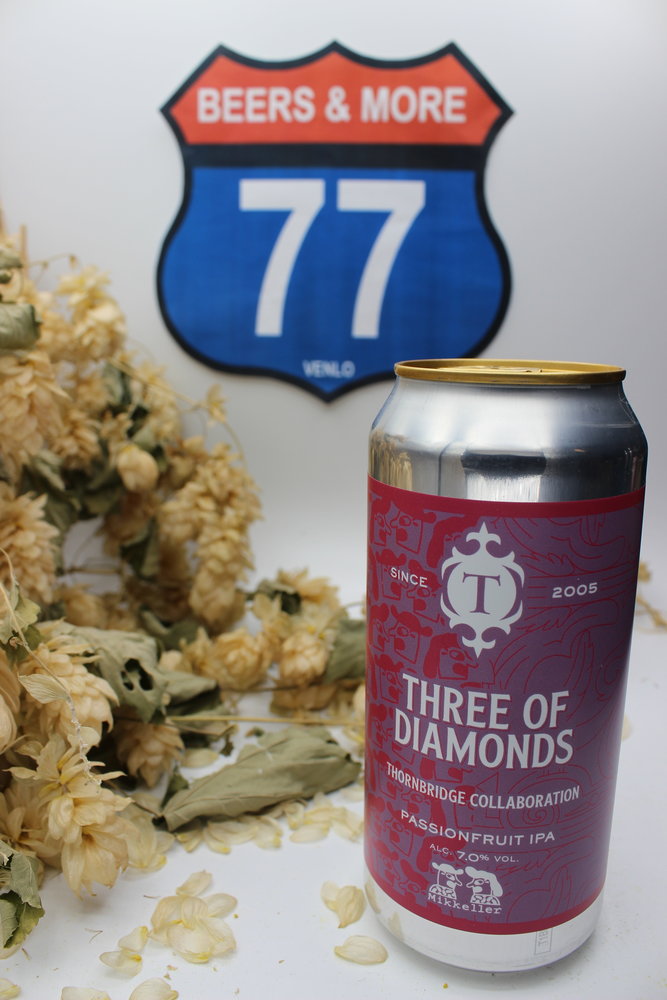 Thornbridge Thornbridge Three Of Diamonds IPA Blik 44 cl  5,90%