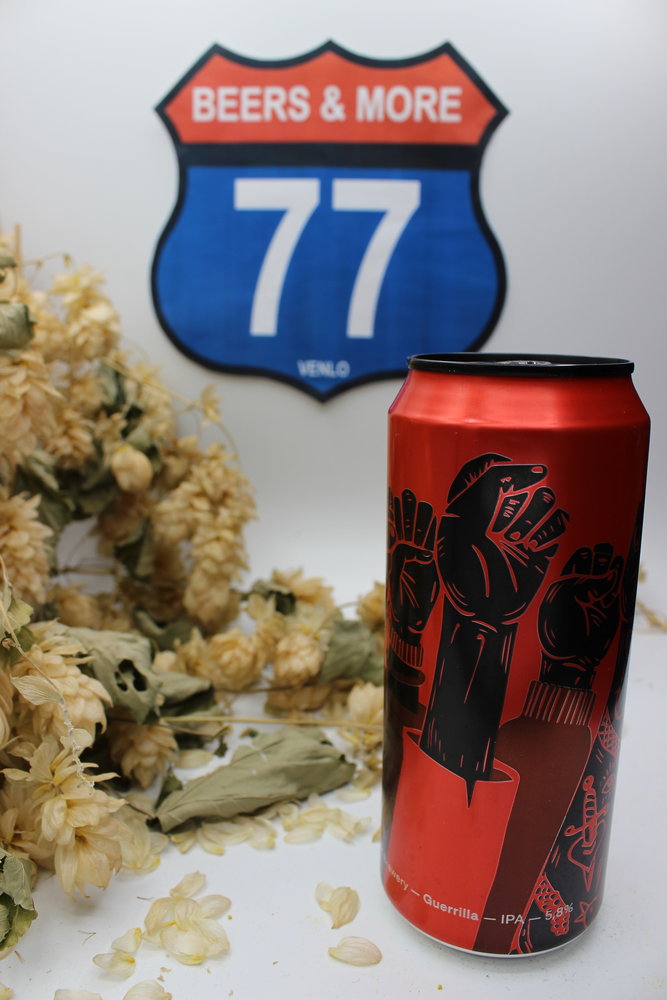 Crak Brewery Crak Brewery Guerilla IPA Blik 40 cl  5,80%