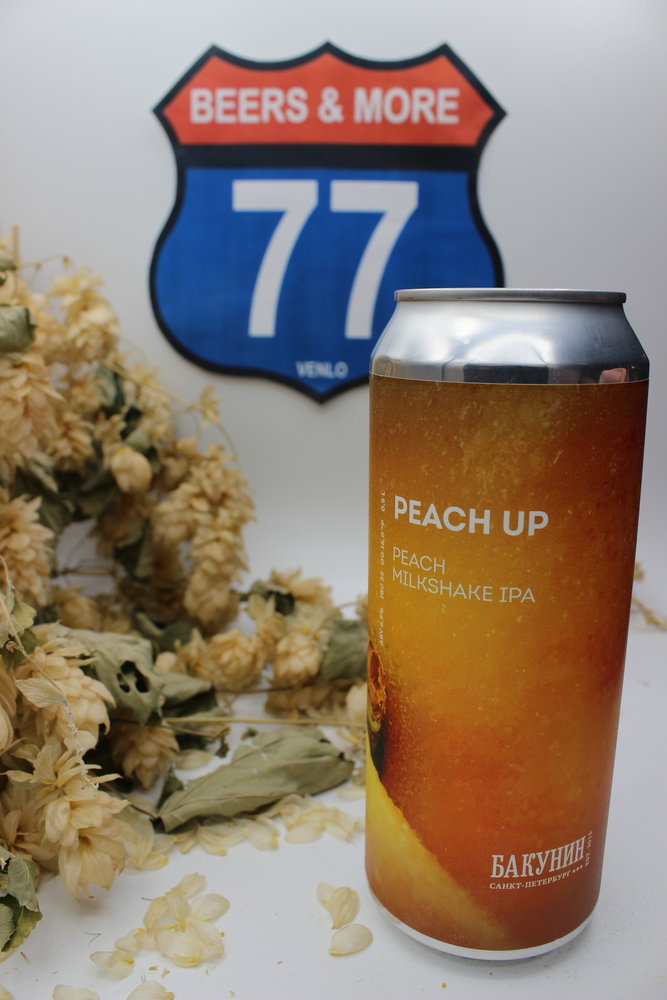 Bakunin Brewing Company Bakunin Peach Up IPA Blik 50 cl  6,50%