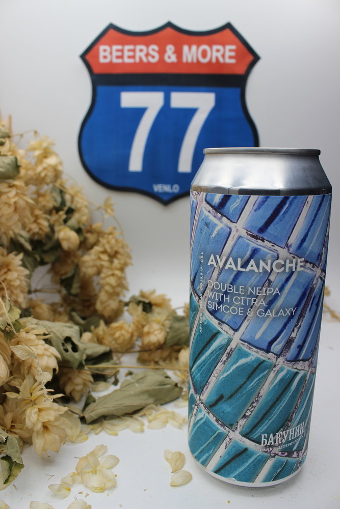 Bakunin Brewing Company Bakunin Avalanche NEIPA Blik 50 cl 8.00%