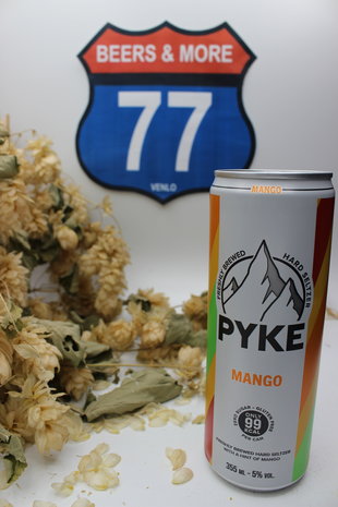 Pyke Pyke Mango Seltzer Overig Blik 33 cl  5,00%