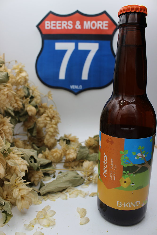 B-Kind B Kind Nectar Honey Orange Wheat Ale Fles 33cl 6,50%