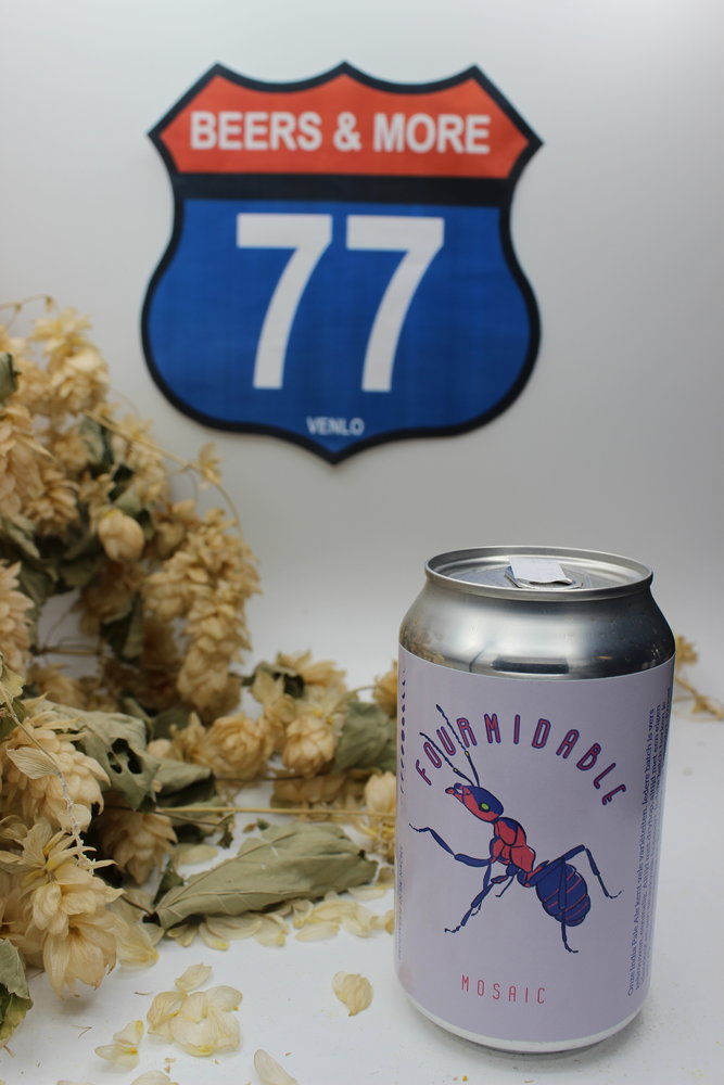 Brouwerij In De Nacht Brouwerij In De Nacht Fourmidable Mosaic IPA Blik 33 cl  6,50%