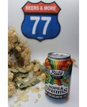Blitz Brewing Blitz Brewing Hops & Dreams NEIPA Blik 33 cl  8,00% Blitz Brewing Blitz Brewing Hops & Dreams NEIPA Blik 33 cl  8,00%