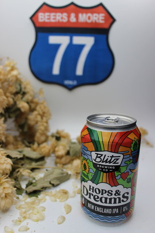Blitz Brewing Blitz Brewing Hops & Dreams NEIPA Blik 33 cl  8,00%