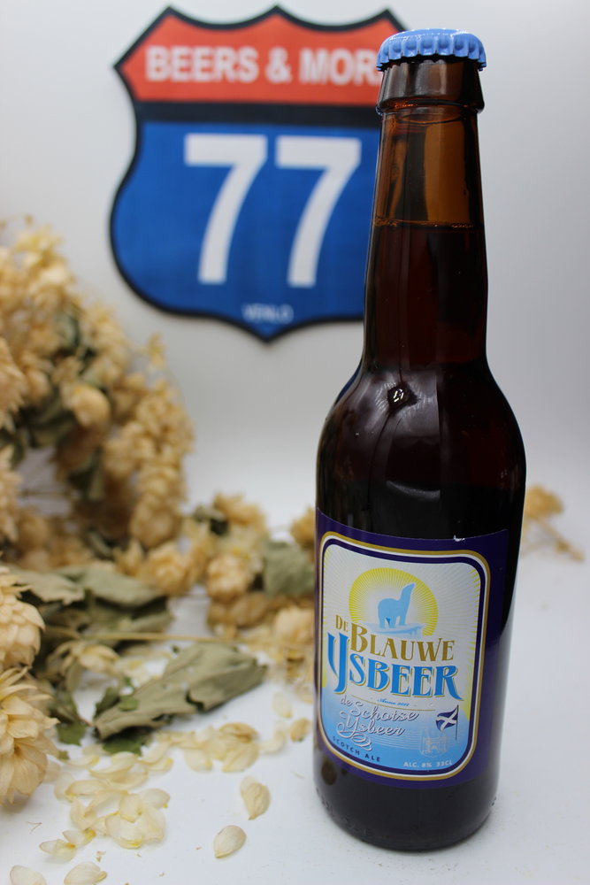 De Blauwe IJsbeer De Blauwe IJsbeer Schotse IJsbeer Scotch Ale fles 33 cl  8,00%