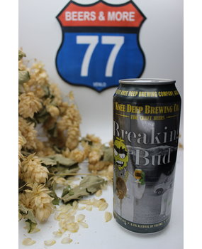 Knee Deep Brewing Knee Deep Brewing Breaking Bud IPA Blik 47,3 cl  6,50% Knee Deep Brewing Knee Deep Brewing Breaking Bud IPA Blik 47,3 cl  6,50%