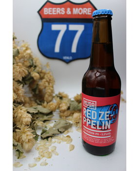 Musa Cerveja Independente Musa Red Zeppelin Red Session IPA Fles 33 cl  5,00% Musa Cerveja Independente Musa Red Zeppelin Red Session IPA Fles 33 cl  5,00%