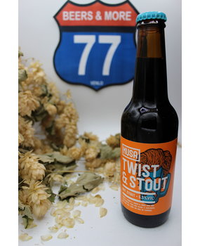 Musa Cerveja Independente Musa Twist & Stout fles 33 cl 5,50% Musa Cerveja Independente Musa Twist & Stout fles 33 cl 5,50%